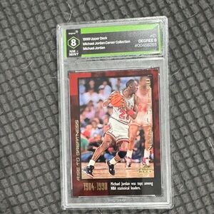 Upper Deck Michael Jordan 1999 Collector Card - Red/Brown Border
